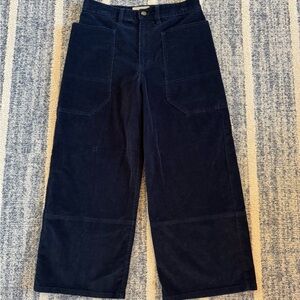 Everlane Navy Corduroy Gardening Pants sz10